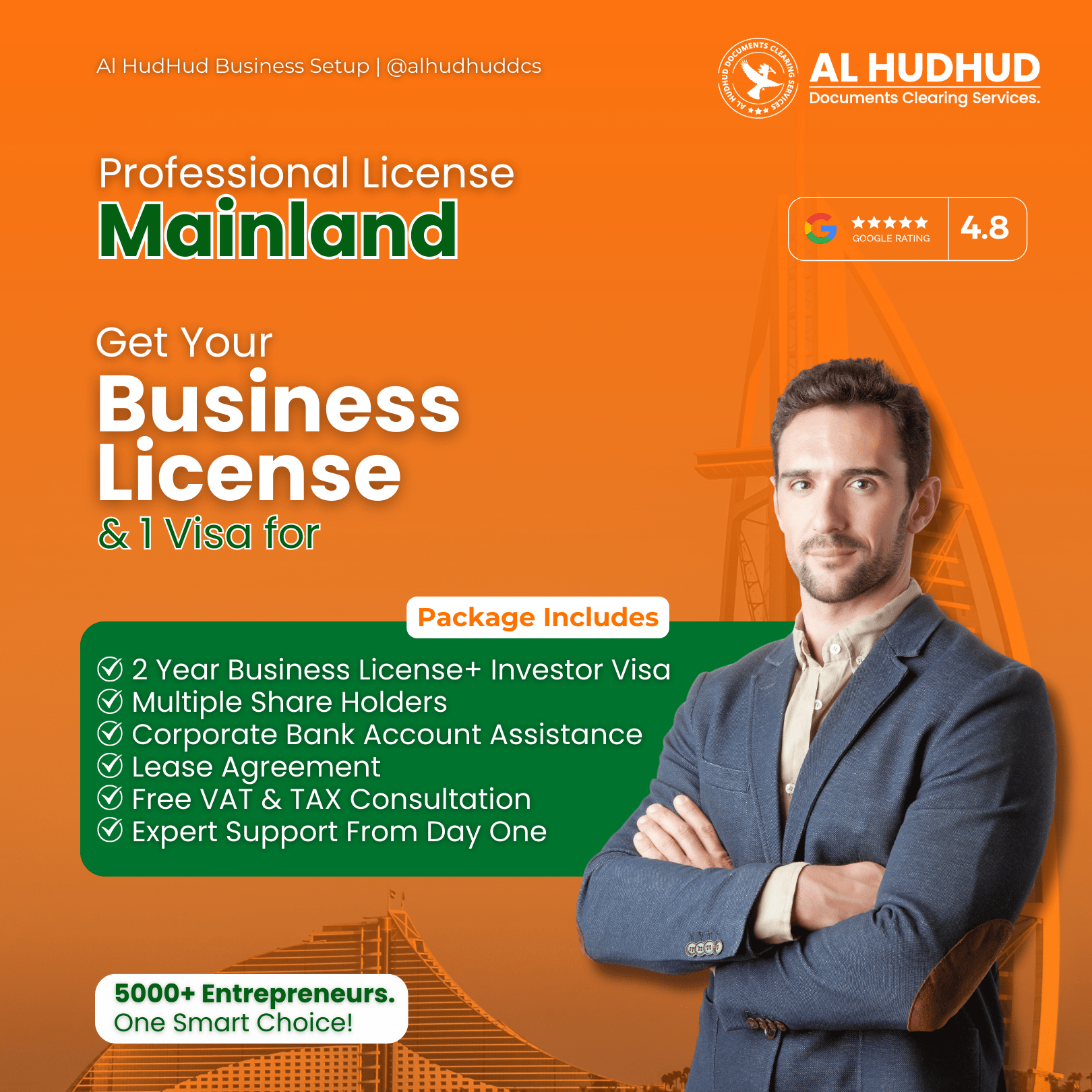 Professional License Mainland - AL HUDHUD DOCUMENT CLEARING SERVICES